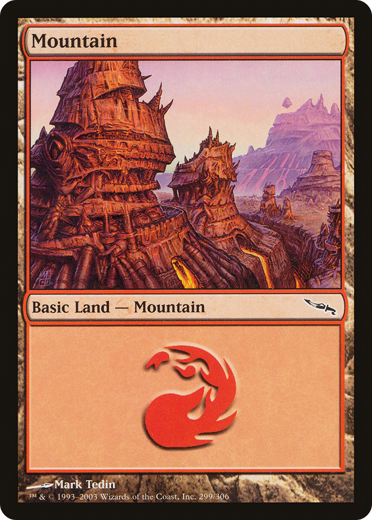 Mountain (299) (MRD-299) - Mirrodin