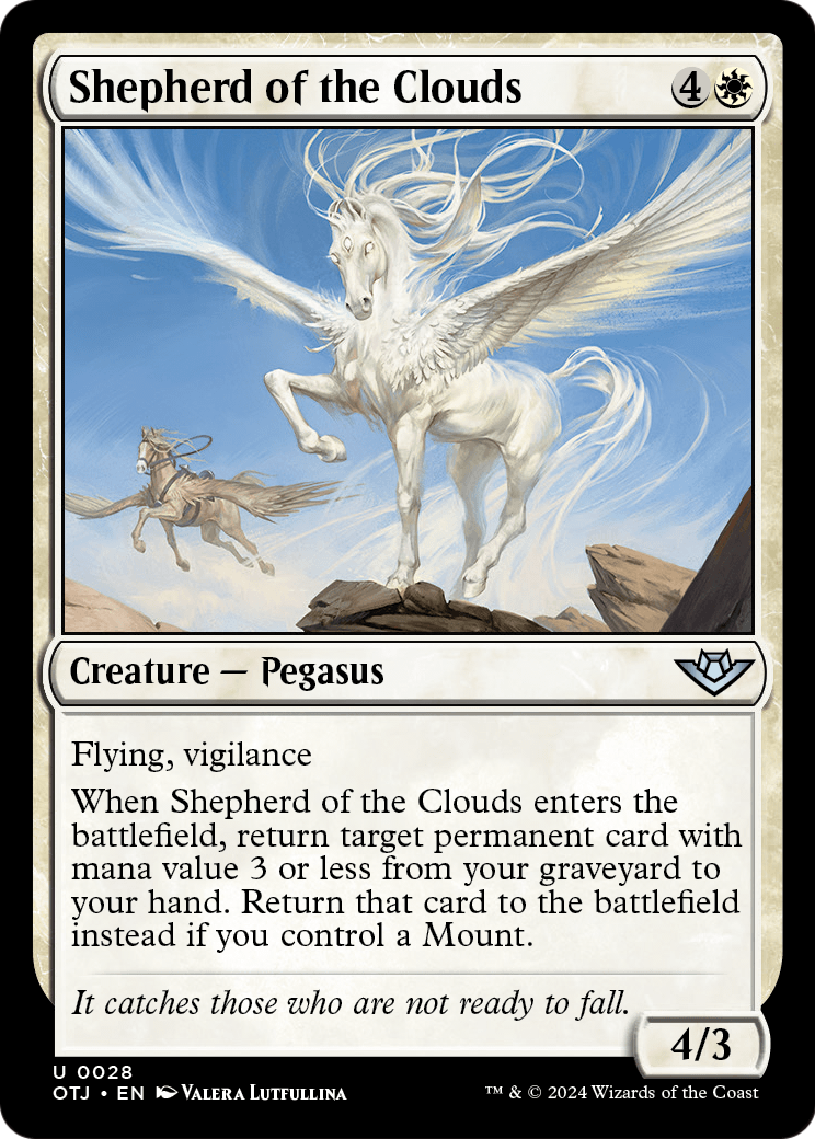Shepherd of the Clouds (OTJ-028) - Outlaws of Thunder Junction