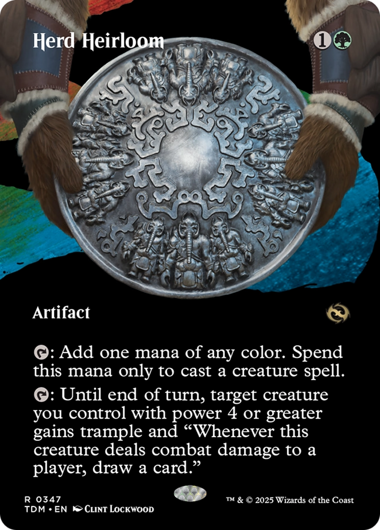 Herd Heirloom (Borderless) (TDM-347) - Tarkir: Dragonstorm: (Showcase) Foil