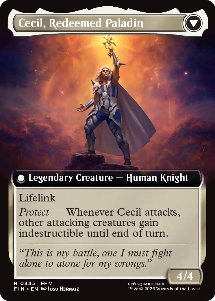 Cecil, Dark Knight (Extended Art) (FIN-445) - FINAL FANTASY: (Extended Art)