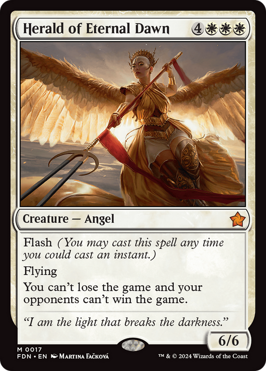 Herald of Eternal Dawn (FDN-017) - Foundations Foil