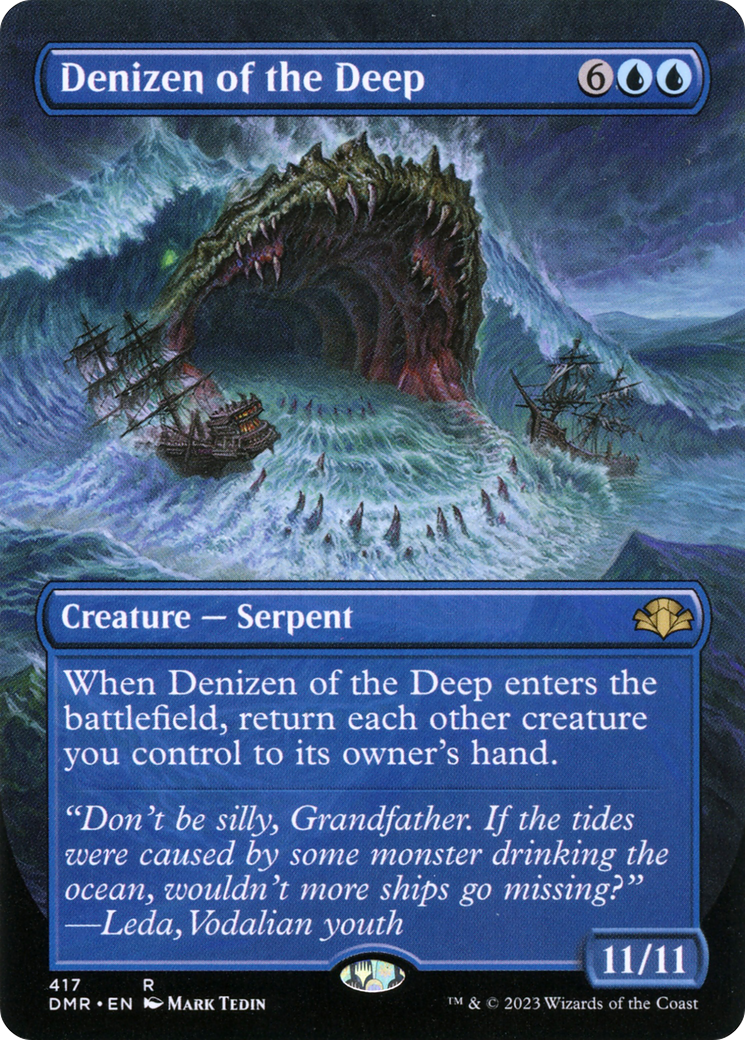 Denizen of the Deep (Borderless) (DMR-417) - Dominaria Remastered