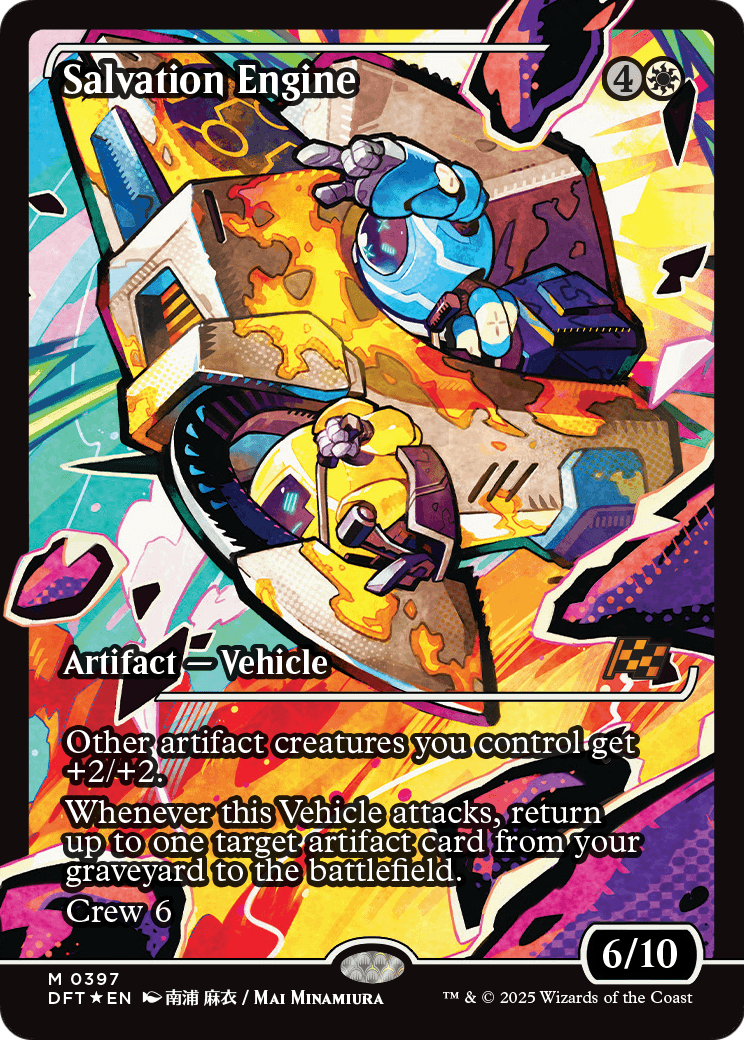 Salvation Engine (Showcase) (DFT-397) - Aetherdrift: (Showcase) Foil