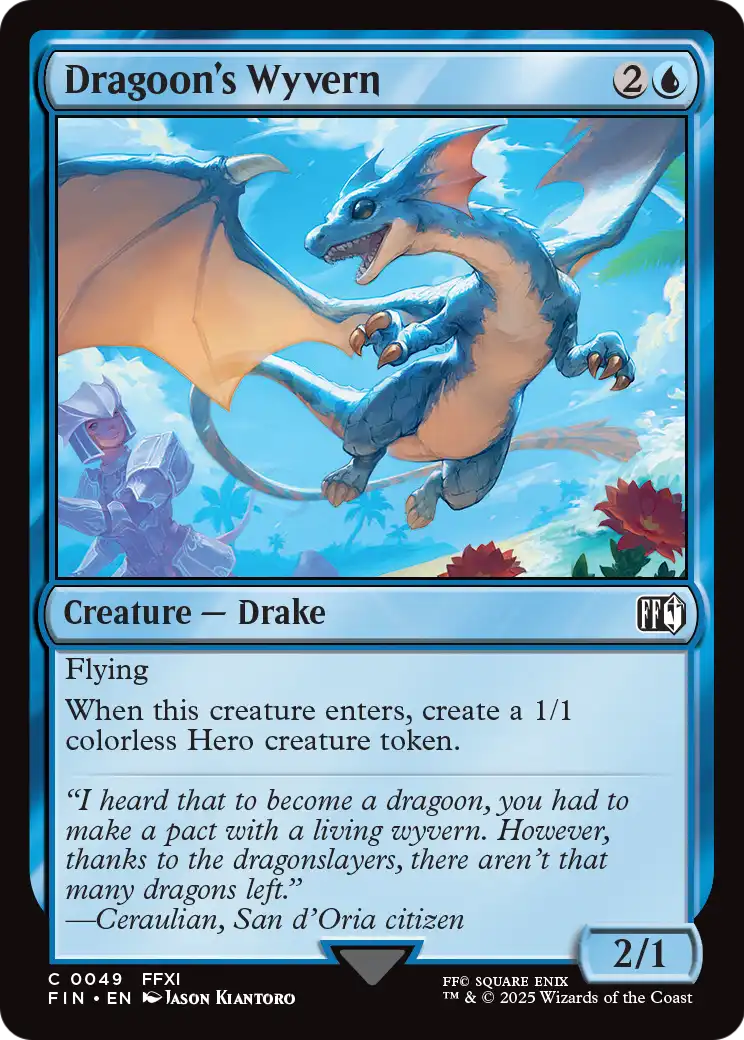 Dragoon's Wyvern (FIN-049) - FINAL FANTASY Foil