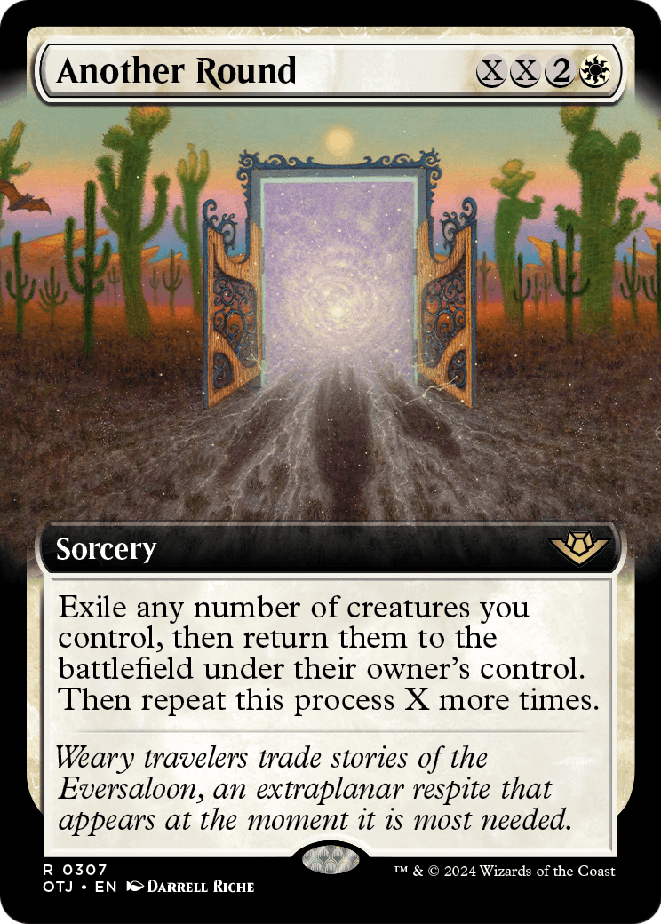 Another Round (Extended Art) (OTJ-307) - Outlaws of Thunder Junction: (Extended Art) Foil