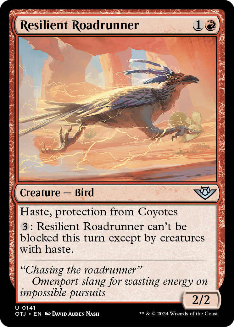 Resilient Roadrunner (OTJ-141) - Outlaws of Thunder Junction