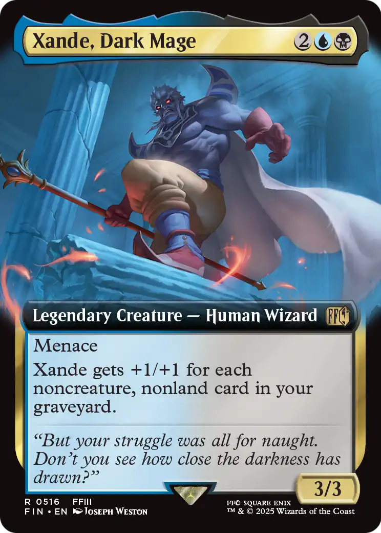 Xande, Dark Mage (Extended Art) (FIN-516) - FINAL FANTASY: (Extended Art)