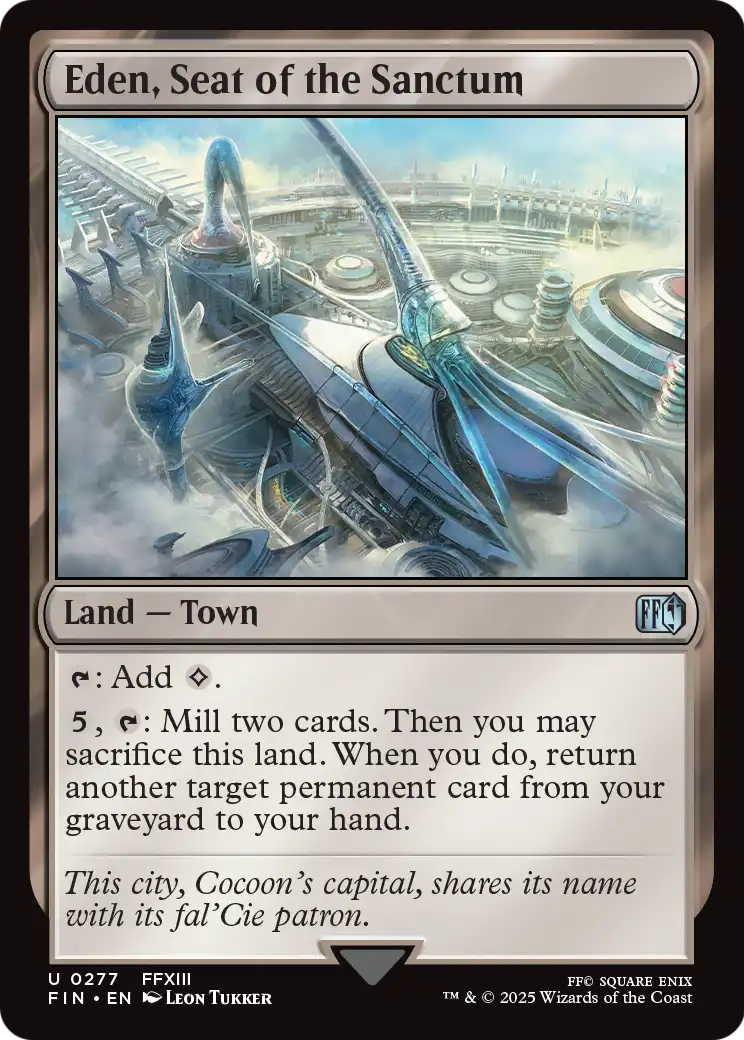 Eden, Seat of the Sanctum (FIN-277) - FINAL FANTASY Foil