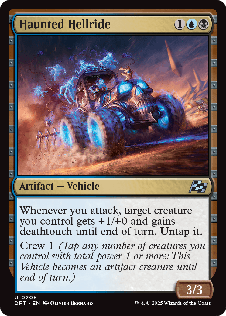 Haunted Hellride (DFT-208) - Aetherdrift Foil