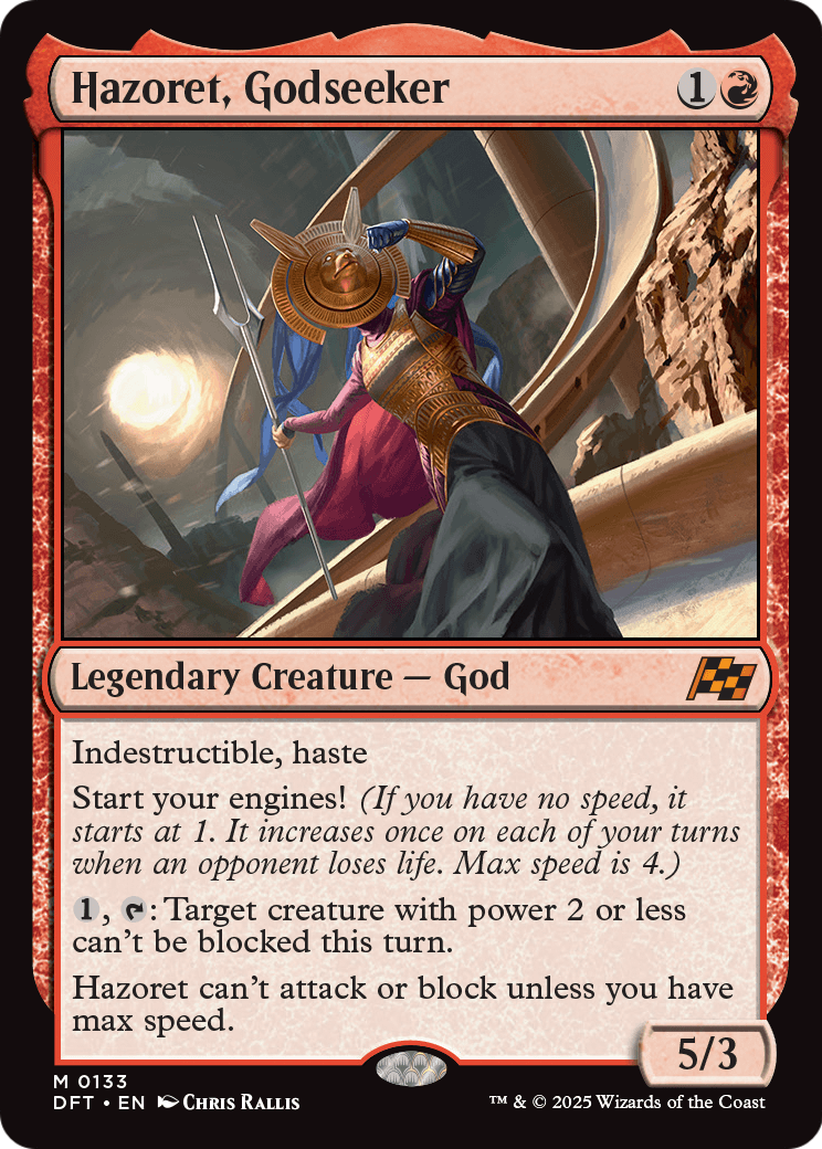 Hazoret, Godseeker (DFT-133) - Aetherdrift Foil