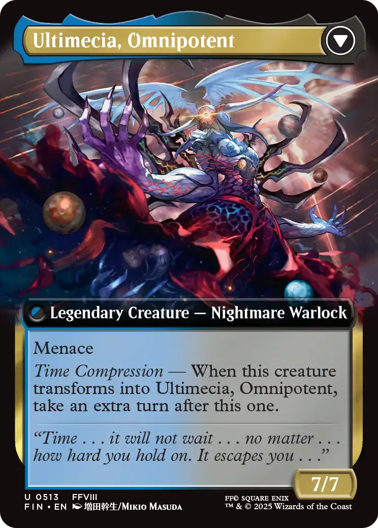 Ultimecia, Time Sorceress (Extended Art) (FIN-513) - FINAL FANTASY: (Extended Art) Foil