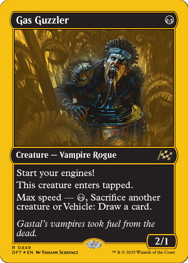 Gas Guzzler (First-Place Foil) (DFT-449) - Aetherdrift Foil