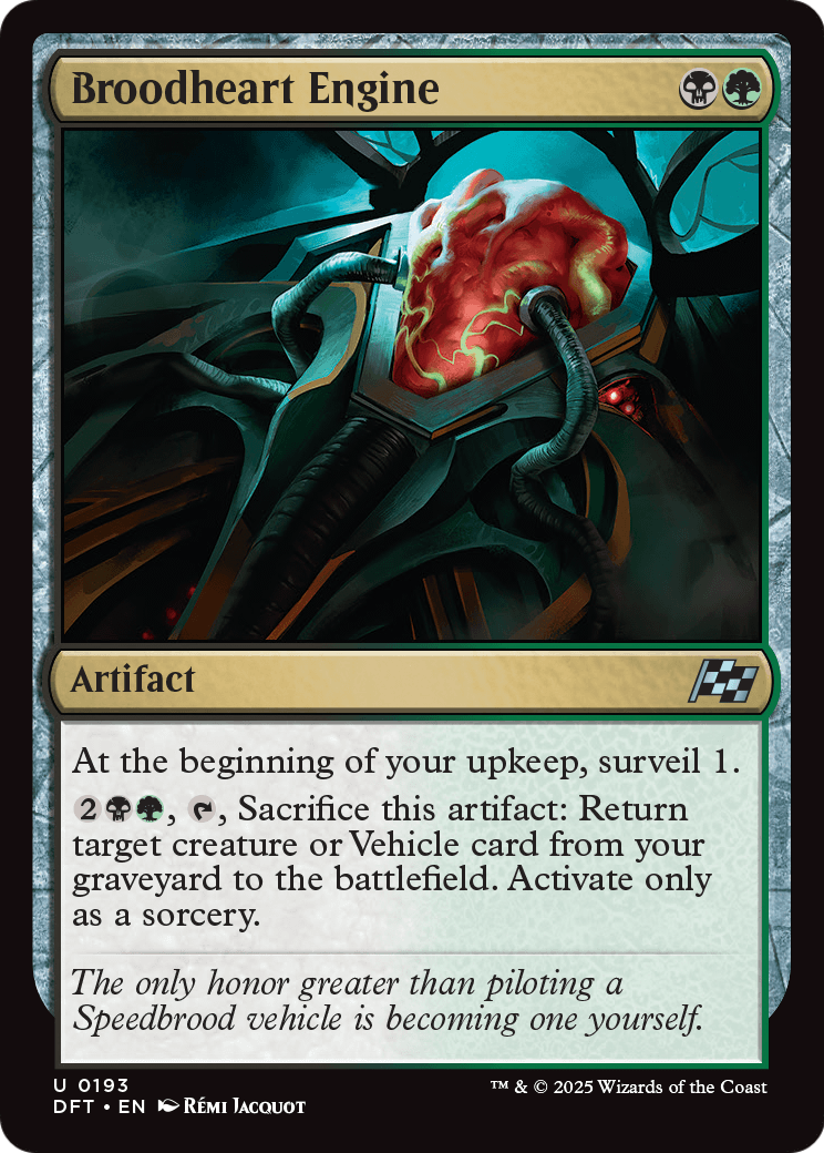 Broodheart Engine (DFT-193) - Aetherdrift Foil