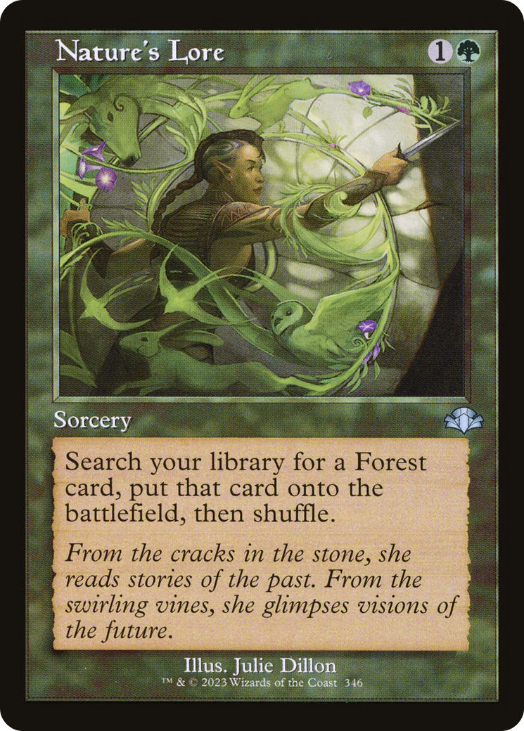 Nature's Lore (Retro Frame) (DMR-346) - Dominaria Remastered