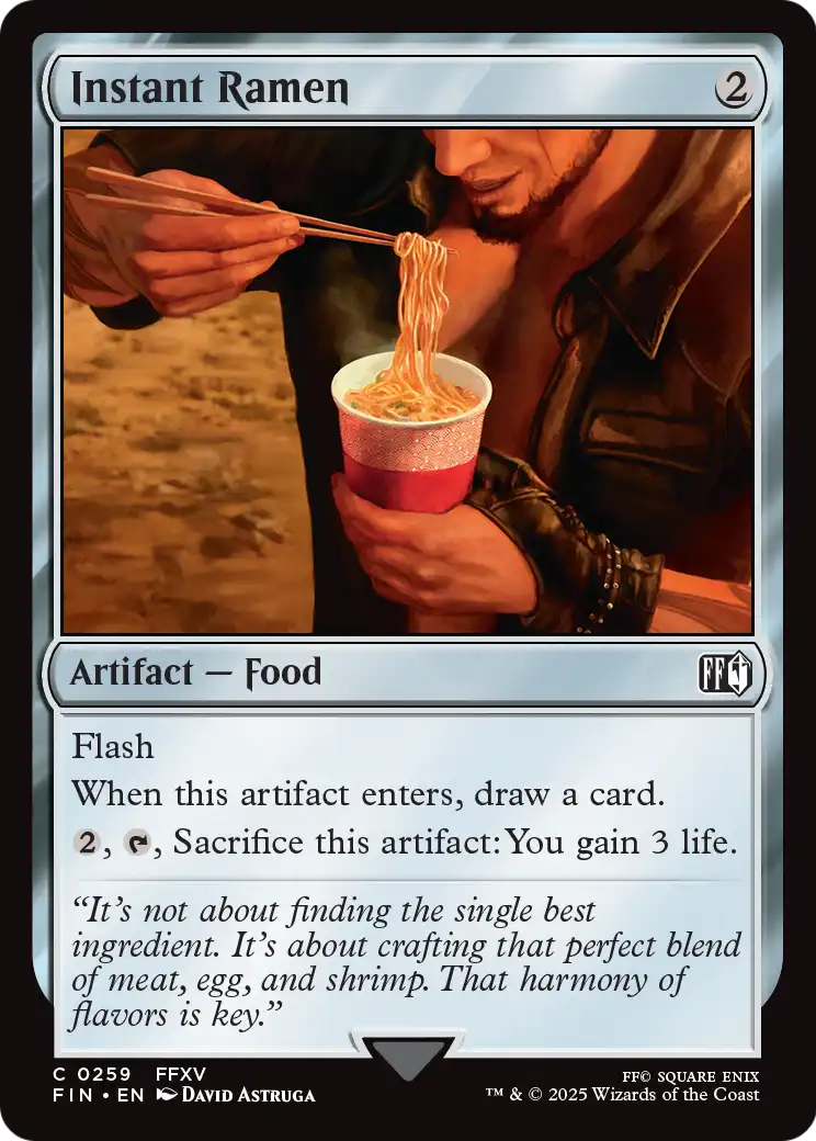 Instant Ramen (FIN-259) - FINAL FANTASY