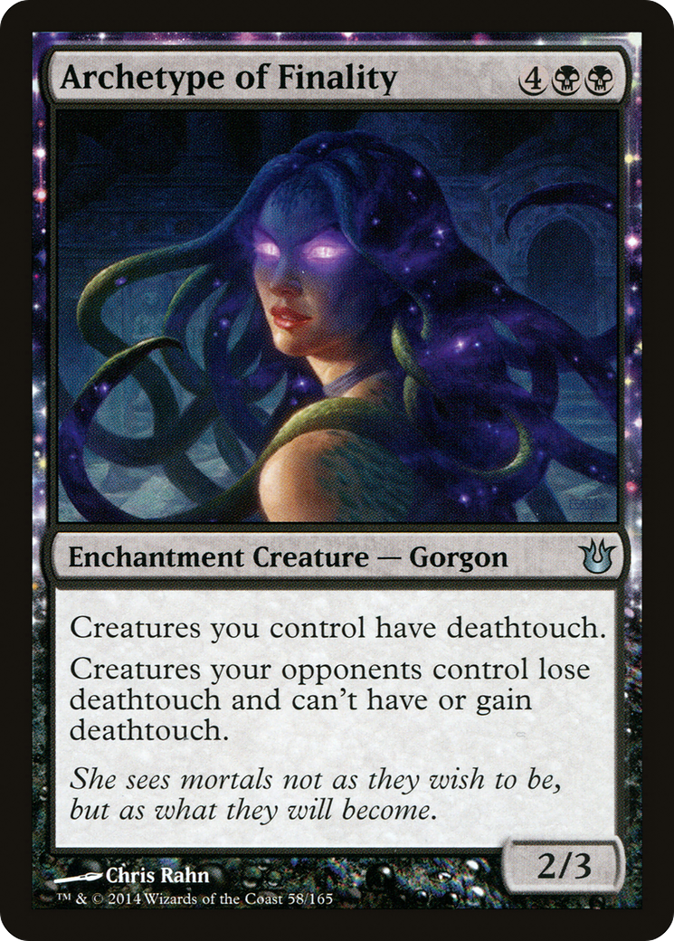 Archetype of Finality (BNG-058) - Born of the Gods: (enchantment) Foil