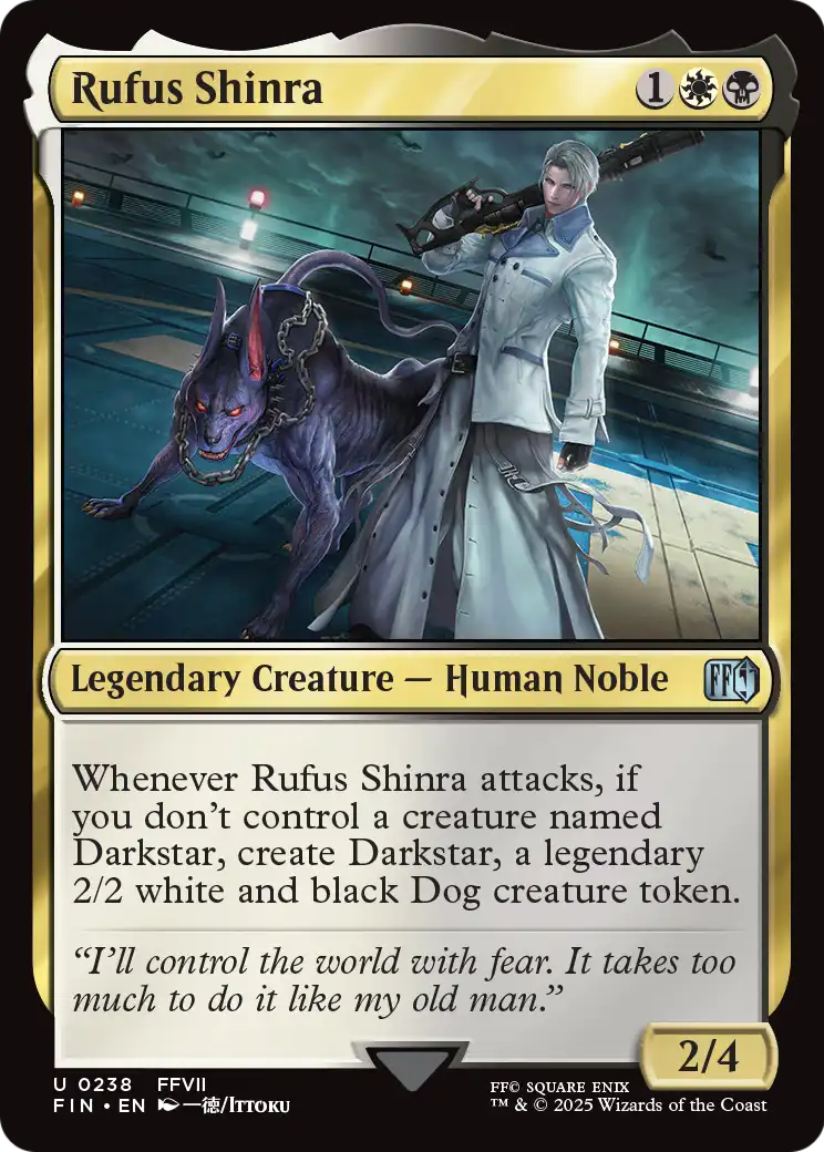 Rufus Shinra (FIN-238) - FINAL FANTASY