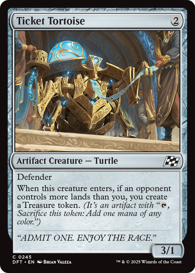 Ticket Tortoise (DFT-245) - Aetherdrift