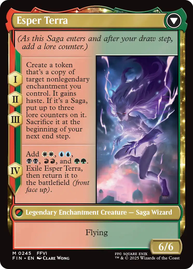 Terra, Magical Adept (FIN-245) - FINAL FANTASY: (enchantment)