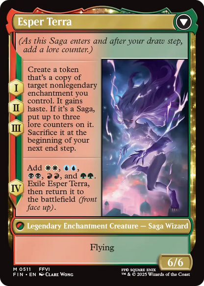 Terra, Magical Adept (Extended Art) (FIN-511) - FINAL FANTASY: (enchantment, Extended Art)