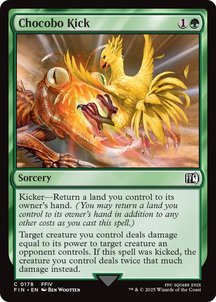 Chocobo Kick (FIN-178) - FINAL FANTASY Foil
