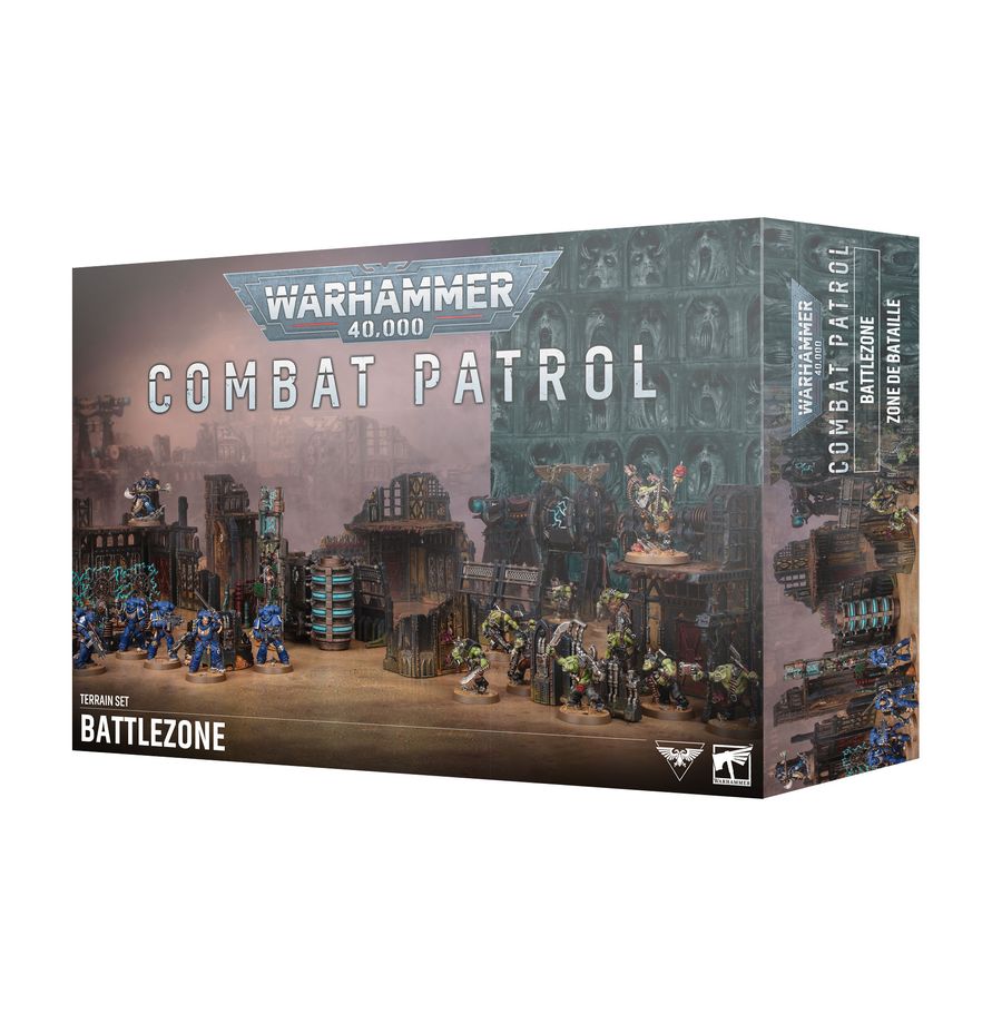 Warhammer 40,000 Combat Patrol Battlezone terrain set box at Game Roost NZ
