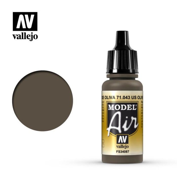 Vallejo Model Color: US Olive Drab 70.887 (17ml)