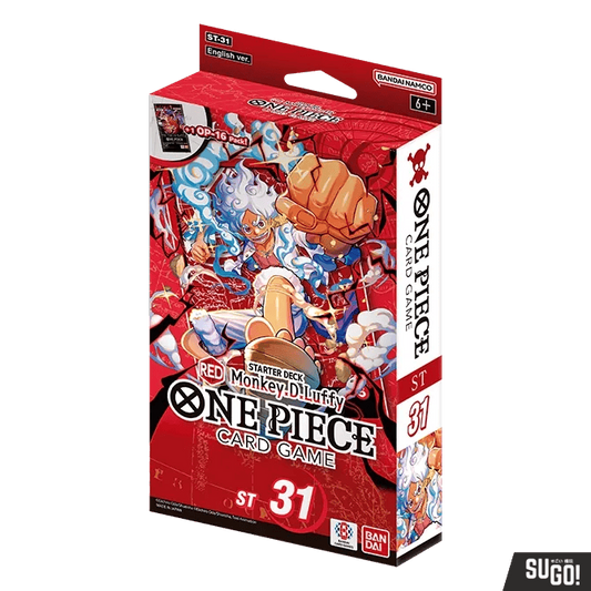 One Piece Card Game: Starter Deck ST-31 - Red Luffy (LIMIT APPLIES)