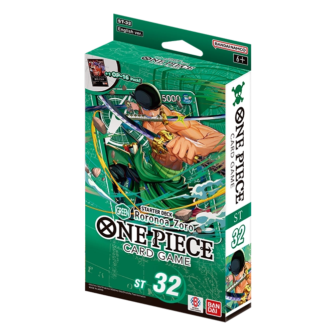 One Piece Card Game: Starter Deck ST-32 Green Zoro - IN-STORE ONLY (LIMIT 2)