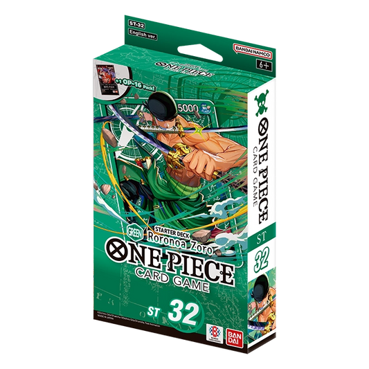 One Piece Card Game: Starter Deck ST-32 Green Zoro (LIMIT APPLIES)