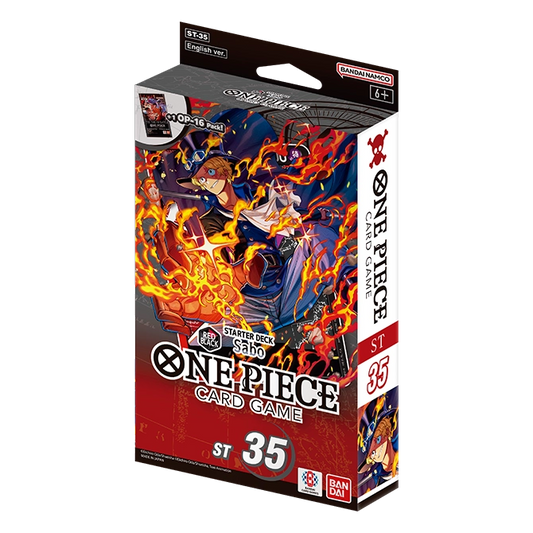 One Piece Card Game: Starter Deck ST-35 - Red/Black Sabo (LIMIT APPLIES)