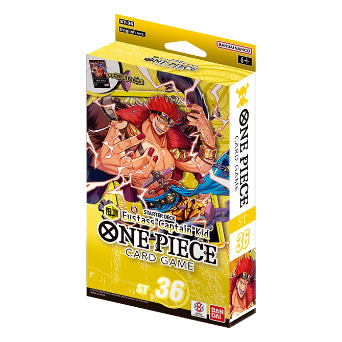 One Piece Card Game: Starter Deck ST-36 - Yellow Eustass "Captain" Kid - IN-STORE ONLY (LIMIT 2)