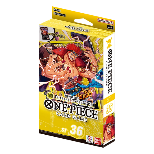 One Piece Card Game: Starter Deck ST-36 - Yellow Eustass "Captain" Kid (LIMIT APPLIES)