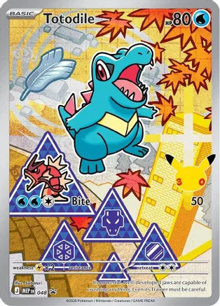 First Partner Series 2 Singles Bundle - Totodile, Cyndaquil and Chikorita.