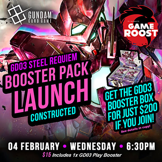 GUNDAM TCG - GD03 RELEASE EVENT (CONSTRUCTED) - 4 Feb 2026