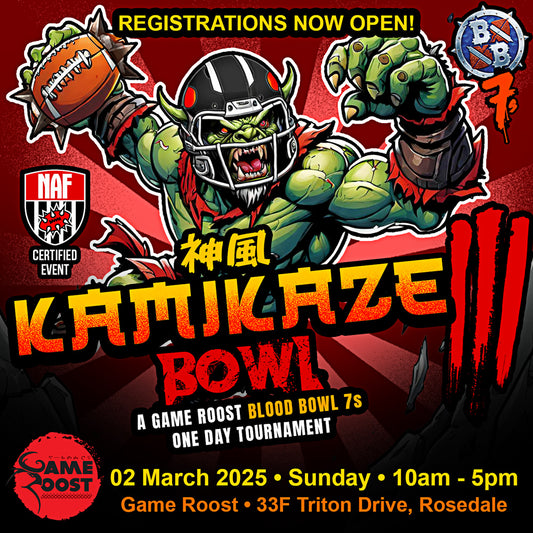 KAMIKAZE Bowl III - Blood Bowl 7s Tournament