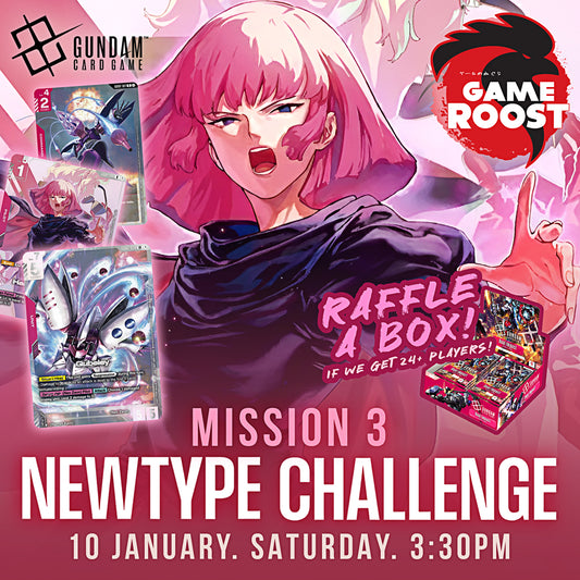 Gundam Card Game NEWTYPE CHALLENGE 2025 MISSION 3 - 10 Jan 2026