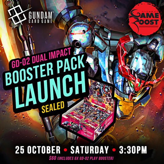 Gundam Card Game GD02 Booster Release Event - Sealed - 25 Oct 2025
