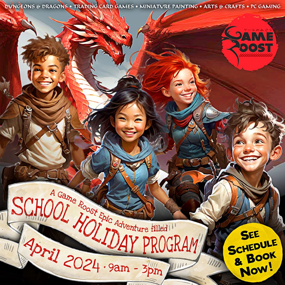 Game Roost School Holiday Program Generic April 2024